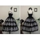 Miss Point Point Garden Embroidered Tiered JSK(Reservation/3 Colours/Full Payment Without Shipping)